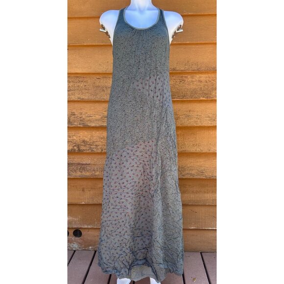 Ella Moss Dresses & Skirts - Ella Moss EDFZ10873 Made in USA Rayon Green Maxi Dress Size S